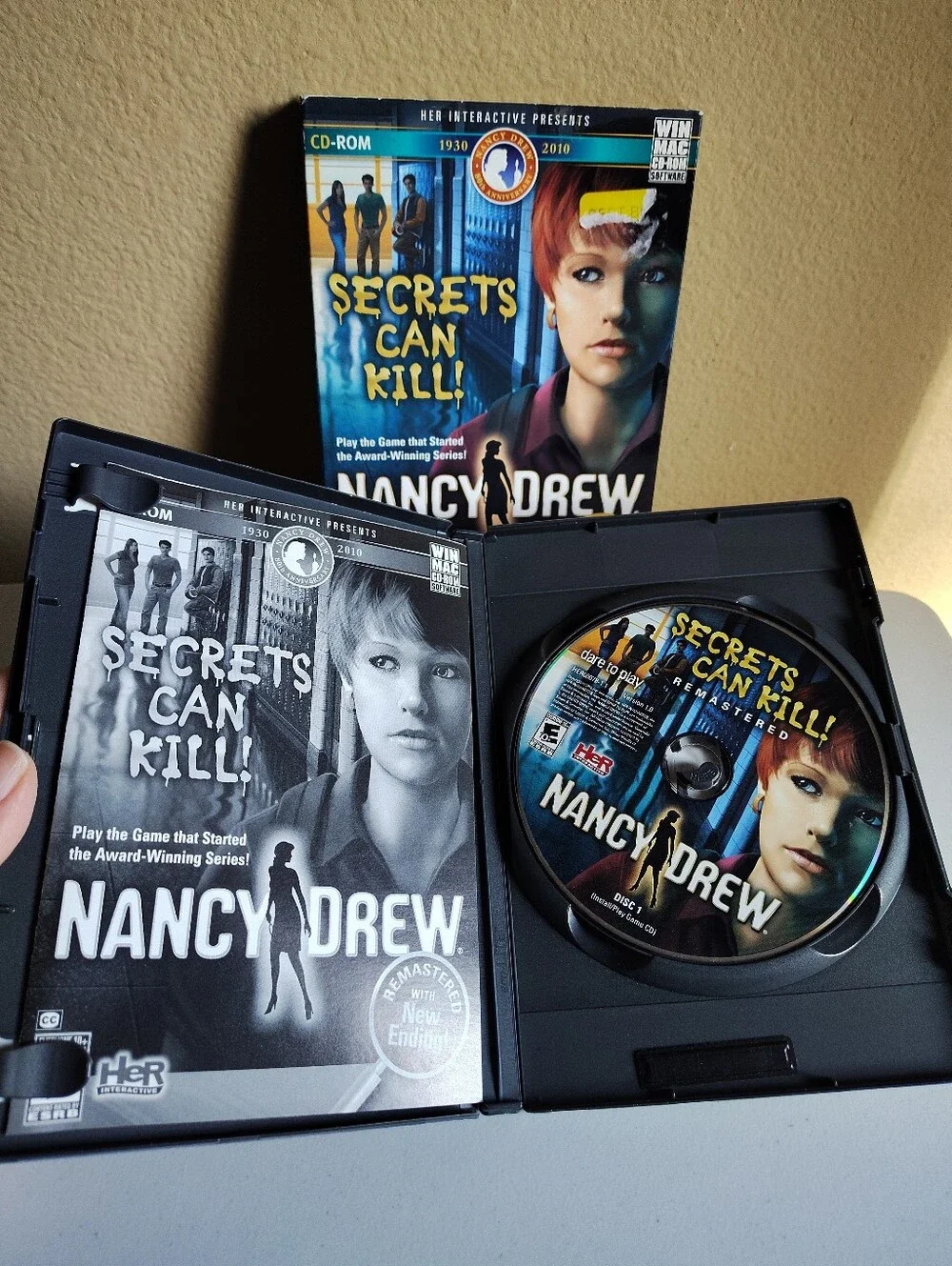 Nancy Drew Lot of 2 Vintage PC CD ROM Games -Secrets Can Kill, Ultimate Dare